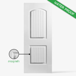 ประตู upvc door รุ่น upvc2C ประตูบ้านภายใน ที่กันน้ำ กันปลวกไม่ลามไฟ ที่สำคัญ โครงสร้างเป็น WPC วัสดุเนื้อไม้ผสมพลาสติกให้ความแข็งแรงสูง ภายในฉีดด้วย PU FORM ช่วยซับเสียงได้ดี