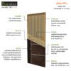 ประตู HPL รุ่น HPL-5io ภายใน 80*200 cm (ไม่เจาะลูกบิด) - Image 5