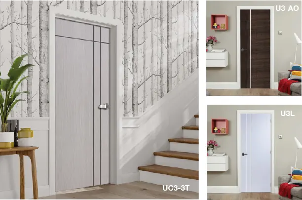 ประตู-ยูพีวีซี ภายใน (uPVC Interior Door)​