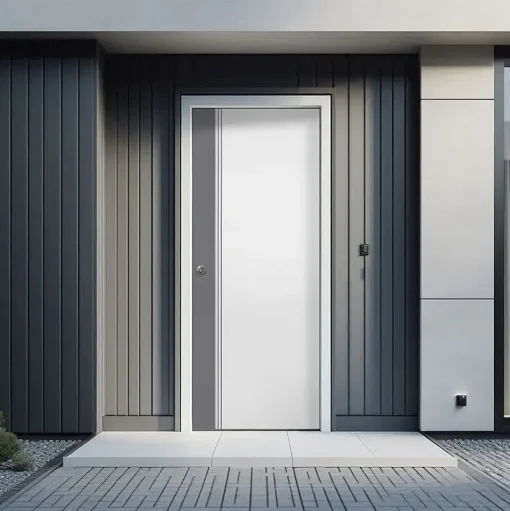 ประตู uPVC รุ่น ED1 ภายนอกและภายใน (เจาะลูกบิด) - Image 2