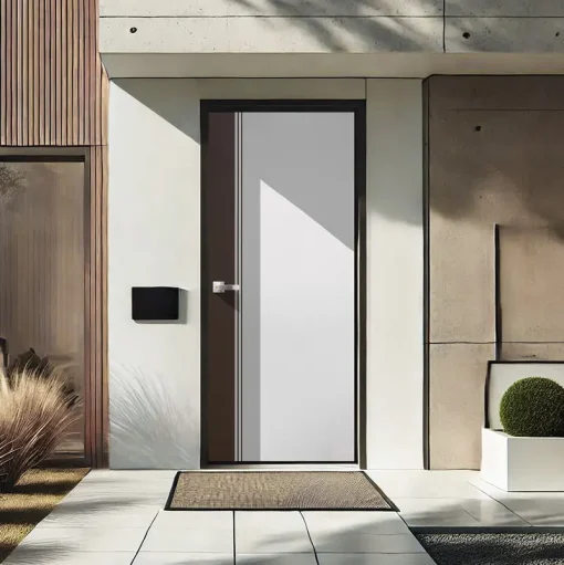 ประตู uPVC รุ่น ED2 ภายนอกและภายใน (เจาะลูกบิด) - Image 2