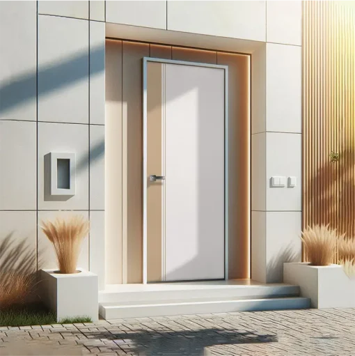 ประตู uPVC รุ่น ED3 ภายนอกและภายใน (เจาะลูกบิด) - Image 2