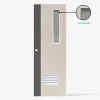 ประตู uPVC Extrusion with Film รุ่น PD2-G กระจกลอนฝ้า